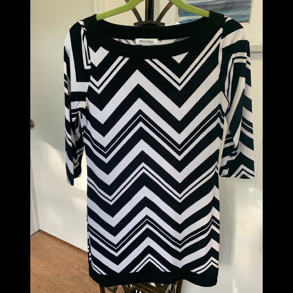 Black and white dress